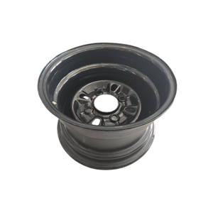 Jantes et moyeux en acier de haute qualité à <span class=keywords><strong>4</strong></span> <span class=keywords><strong>trous</strong></span> 7,0-<span class=keywords><strong>12</strong></span> noirs de 11 à 15 <span class=keywords><strong>pouces</strong></span> pour remorques et tricycles, vente en gros directement de l'usine - Product Image 3