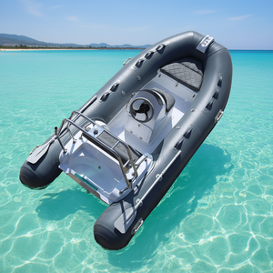 CE Rib 390C pequeño casco rígido PVC fibra <span class=keywords><strong>de</strong></span> vidrio Hypalon costilla inflable Motor barco para pesca al aire libre en <span class=keywords><strong>alquiler</strong></span> - Product Image 1
