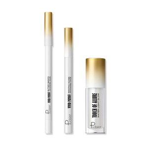 Label privé kit de <span class=keywords><strong>maquillage</strong></span> <span class=keywords><strong>Halloween</strong></span> blanc fantôme de haute qualité 3 pièces crayon eyeliner longue durée brillant à lèvres brillant à paillettes <span class=keywords><strong>maquillage</strong></span> OEM - Product Image 3