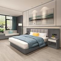 Schlafzimmermöbel, Kingsize-Bettgestell, Queensize-Bettgestell, Hotel-Schlafzimmersets, Direktlieferung ab Werk mit Nachttisch, Kleiderschrank, Schreibtisch