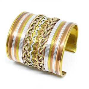 2024 Kenya Africa Multi Color Beaded <b>Bracelet</b> Minimalism Jewelry <b>Bangle</b> Cuff USA Shiny Gold Color Jewelry Brass <b>Bracelet</b> Jewelry - Product Image 5