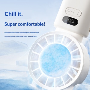 Ventilador de Mano <span class=keywords><strong>Sothing</strong></span> ICEZ2, Refrigeración por Semiconductor, Plegable, para Colgar del Cuello, Control Remoto USB, Portátil, para Estudiantes y Actividades al Aire Libre - Product Image 3