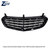 Calandre avant pour Mercedes Benz Classe E W212, barre chromée, grille noire, remplacement 2009-2016 E200 E250 E350, ajustement direct approuvé