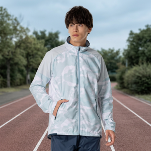เสื้อสเวตเชิ้ตผ้าฝ้ายทรงโอเวอร์ไซส์แบบยูนิเซ็กซ์ สไตล์เกาหลี ดีไซน์ 2 in 1 ลายพิมพ์แบบ Acid Wash  น้ำหนักปานกลาง กันลม  โลโก้ Silver Head - Product Image 3