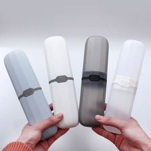 <b>Case</b> Portable Breathable Travel <b>Toothbrush</b> Holder for Camping Home School Business - Product Image 2