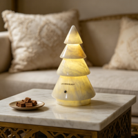 Lampe de table de luxe en albâtre pour Noël, décoration de villa, appartement, majlis, Ramadan, Aïd, fêtes de fin d'année