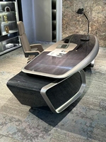 Mobilier inspiré Aviateur Bureau Bureau Placage Avion Aile Art Décor Vintage Avion Table