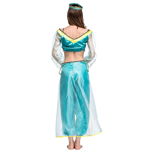 <span class=keywords><strong>Disfraz</strong></span> de Princesa Árabe para Mujer, Cosplay de Halloween, <span class=keywords><strong>Disfraz</strong></span> de Jazmín para Adultos HCAL-009 - Product Image 4