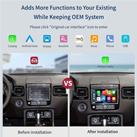 Écran Autoabc sans fil Bluetooth Carplay Android Auto pour Volkswagen Touareg 2010-2018, garantie 1 an, mise en miroir AirPlay