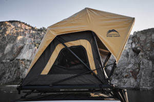 Tente de toit de voiture en aluminium imperméable pour 4 personnes, installation facile, toutes saisons, RTT, coque souple pour 4x4 tout-terrain SUV - Product Image 3