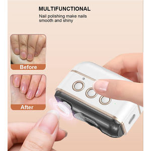 Coupe-ongles électrique multifonction 5 en 1, outil de manucure, lampe UV, rasoir automatique 800 mAh, coupe-ongles - Product Image 3