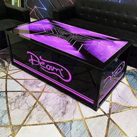 Glow Table Bar Möbel/Nachtclub/KTV/Nachtclub/LED Cube Tisch Shisha Lounge Möbel Sofa Set Mittelstücke Tisch BT394