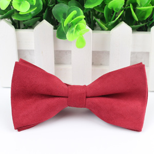 Nuovi Papillon alla Moda in Microfibra Scamosciata, Cravatte Morbide a Quadri in Pelle per <span class=keywords><strong>Uomo</strong></span>, Papillon da Matrimonio Maschile - Product Image 2