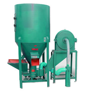 1トン/時間コーンハンマーミルマシンと家禽用の新しい状態の飼料混合ミキサーユニット - Product Image 2