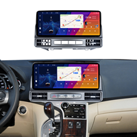 Kit complet de cadre de tableau de bord pour autoradio Android 12,3 pouces compatible avec Toyota Venza 11-12 LHD, écran de navigation, ensemble de montage