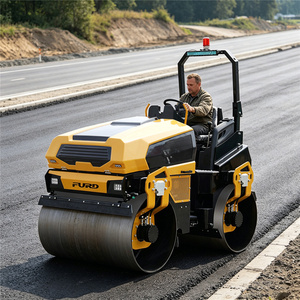 <span class=keywords><strong>Rodillo</strong></span> Compactador Vibratorio de 4 Toneladas, Totalmente Hidráulico, de Doble Tambor, para Asfalto, en Venta a Precio Económico, Venta al por Mayor de Fábrica - Product Image 1