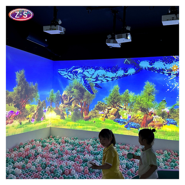 Kids Indoor Projection Wall Interactive Drawing Projector System Scanner Version with 4K Max Resolution for Display