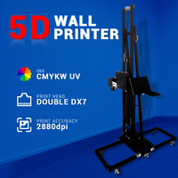7d mur peintre robot automatique mur uv imprimante murale machine d'impression murale imprimante murale