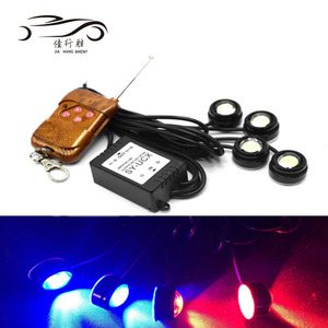 JHS LED voiture aigle yeux antibrouillard une ceinture quatre COB Led tourner ampoule de stationnement DRL <span class=keywords><strong>clignotant</strong></span> lumière clignotante avec conduite à distance - Product Image 6