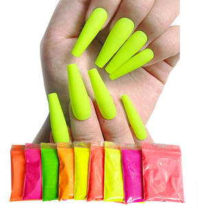 Marca Mcess <span class=keywords><strong>FFEE</strong></span> MUESTRAS grado cosmético fluorescente personalizar color alto pigmento polvo de neón a granel nail art Neon powder pigmen - Product Image 1