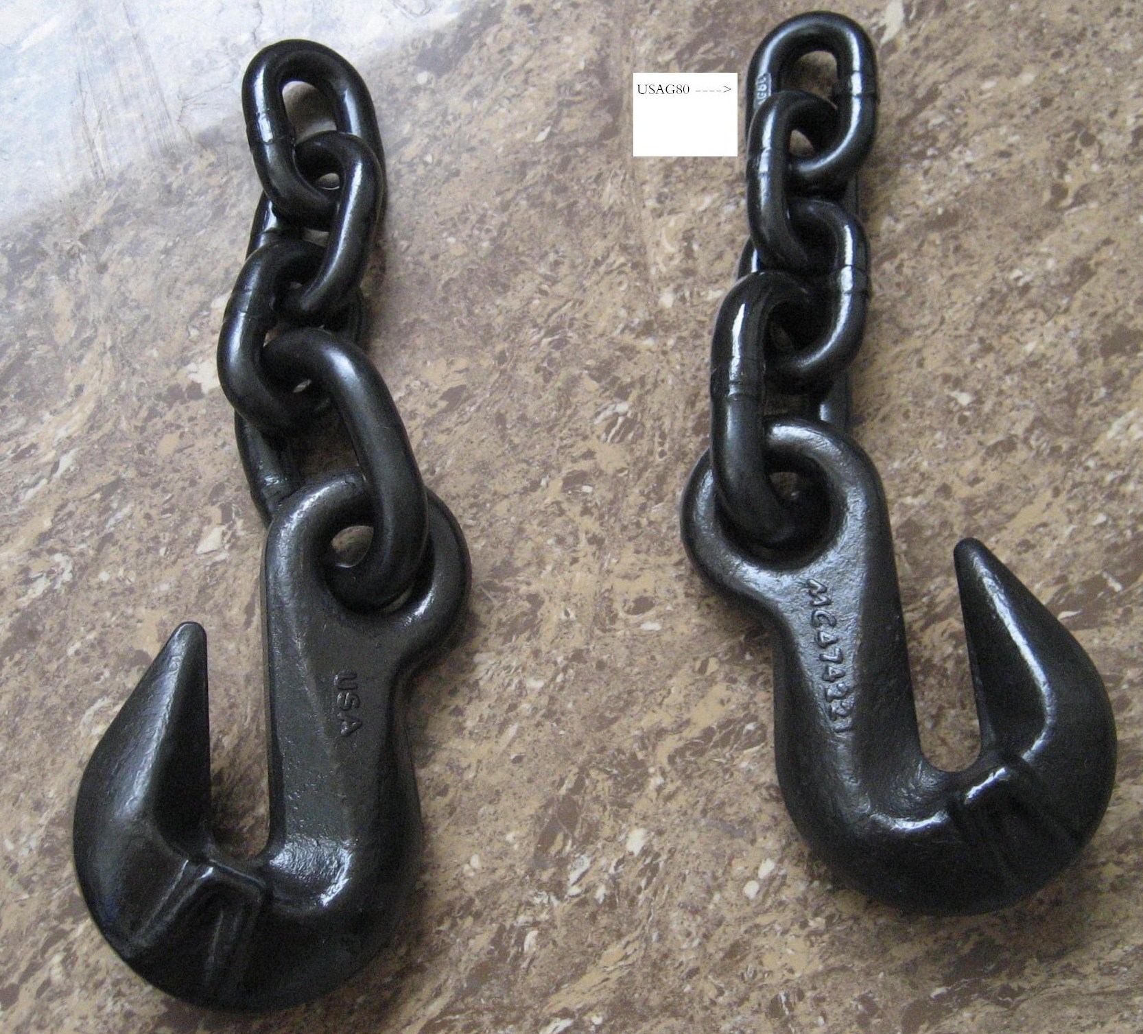 G80 High Grade Transport Chain w/ Grab Hooks