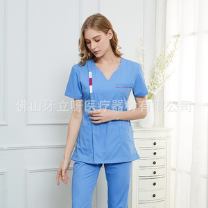 Uniformes dentaires, blouses blanches, uniformes de médecin, uniformes d'infirmière, ensembles à manches longues et courtes pour l'hiver et l'été, dentaire - Product Image 4