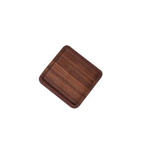 Madera de palisandro, madera de acacia, bambú, posavasos aislantes del calor, madera de nogal negro, posavasos redondos y cuadrados de madera maciza, té Kung Fu - Product Image 5