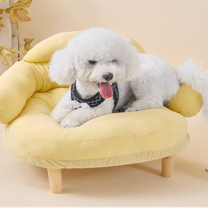 पर्यावरण के अनुकूल चार मौसमों सार्वभौमिक ठोस पैटर्न दीर्घवृत्त आकार लक्जरी पालतू जानवरों और कुत्तों के लिए हटाने योग्य चटाई के साथ - Product Image 3