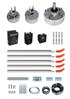 Ventilateur de plafond industriel HVLS à grand volume d'air 220-240V 10 pieds avec moteur PMSM et pales en alliage d'aluminium pour entrepôt