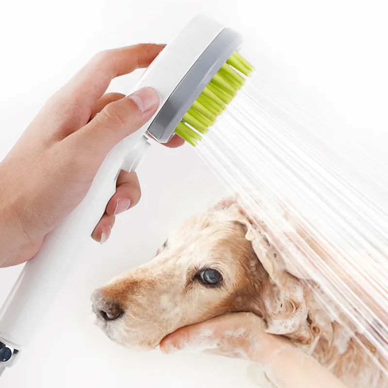 Neues Design Pet Bathing Sprayer Bade werkzeuge für Hunde Katzen Katze Hund Dusch kopf Sprayer Aufsatz für Pet Bath