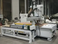 Routeur CNC 1530 pour le travail du bois, fabrication de modèles 3D, 4 axes ATC, rotation latérale pour LNC Syntec 13.5kw