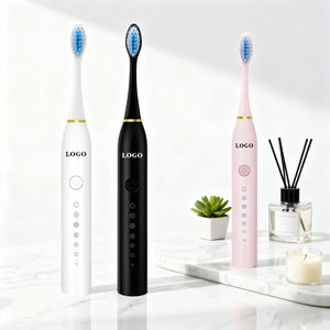 Vente flash - Brosse à dents vibrante rechargeable sans fil 300 mAh, 6 modes, machine de nettoyage des dents, brosse à dents électrique intelligente pour un nettoyage buccal en profondeur - Product Image 1