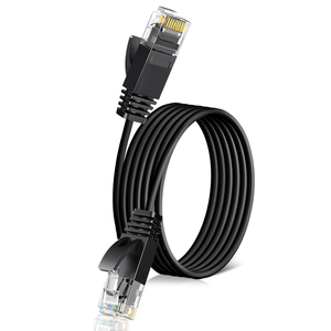 สายแลนอีเธอร์เน็ต UTP Cat6 ความเร็วสูง แบบกลมบางพิเศษ 32AWG ทองแดงแท้ หัว RJ45 สีดำ สีขาว ความยาว 1ม. 2ม. 3ม. 5ม. 10ม. 15ม. 20ม. 30ม. - Product Image 2