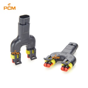 Tyco Y Splitter 2Pin AMP Superseal1.5 Serisi 2 Yollu Erkek-Dişi Adaptör 282104-1 282080-1 Otomotiv LED Işık Araçları için - Product Image 5