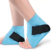 CHANGBEI Bande de compression réglable pour cheville, avec pack de gel chaud/froid réutilisable, pour soulager les entorses sportives et les douleurs à la cheville