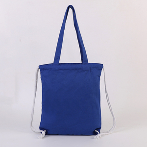 Canvas <strong>Drawstring</strong> <strong>Bags</strong> Reusable Canvas Pouches for Parties Weddings <strong>Drawstring</strong> Backpack - Product Image 3