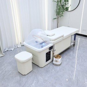 เตียงแชมพูไทยสปาหัวสำหรับร้านเสริมสวยอเนกประสงค์พร้อมที่เก็บน้ำถังเก็บน้ำบำบัดแชมพูหมุนเวียน - Product Image 2