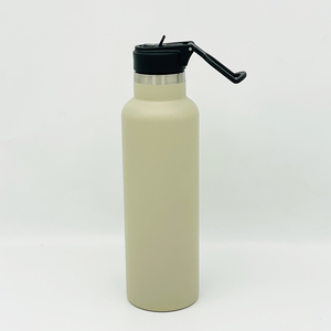 Bouteille isotherme sport en acier inoxydable de 650 ml, écologique, durable, avec poignée de transport, couvercle à paille anti-fuite, vente en gros - Product Image 4