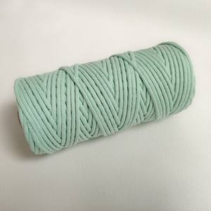 Corde en coton doux 3mm 4mm 5mm Corde en coton tressé pour <span class=keywords><strong>macramé</strong></span> - Product Image 3