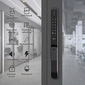 ESEYE Tuya WLAN-Smart-Schloss wasserdicht Bridge-Cut-Aluminium mit Fingerabdruckleser und Türklingel-App Fernsteuerung Smart-Schlösser - Product Image 3