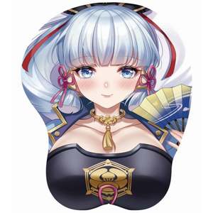 Alfombrilla de Ratón Personalizada 3D con Diseño de Chica Anime Adorable y Protector de Muñeca de Silicona - Product Image 2