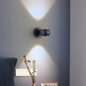 Lámpara de <span class=keywords><strong>pared</strong></span> de aluminio de Arte de lujo, lámpara de <span class=keywords><strong>pared</strong></span> de decoración de vidrio para sala de Estar, comedor, dormitorio, pasillo, escalera, candelabro de decoración del hogar - Product Image 5