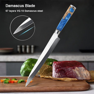 Cuchillo de <span class=keywords><strong>Damasco</strong></span> japonés para filetear <span class=keywords><strong>cuchillos</strong></span> de <span class=keywords><strong>Damasco</strong></span> de 24cm - Product Image 2
