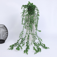 Fournitures de jardin : Plantes artificielles résistantes aux UV, presque naturelles, écologiques, feuilles suspendues pour toitures funéraires