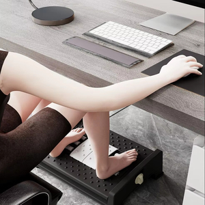 Repose-pieds de bureau réglable en six positions pour soulager le stress du bureau et améliorer la posture assise sous le bureau - Product Image 4