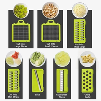 Nouvel outil de cuisine multifonction en acier inoxydable, hachoir à fruits et légumes, coupe-oignon et hachoir à aliments pour hacher les légumes