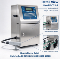 Imprimante jet d'encre industrielle CIJ CCS-R reconditionnée, machine de codage d'occasion CCSR CCS-3000 3000E 3000D