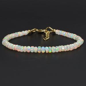 Collar de Plata de Ley 925 con Ópalo Etíope, Chapado en Oro Rosa, para Compromiso, Boda, Fiesta, Oferta de Fábrica - Product Image 2