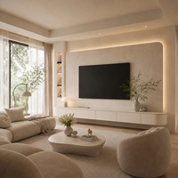 Meubles de cuisine modernes sur mesure avec îlot central, vérification des dimensions, coordination de l'emballage et coordination de la livraison
