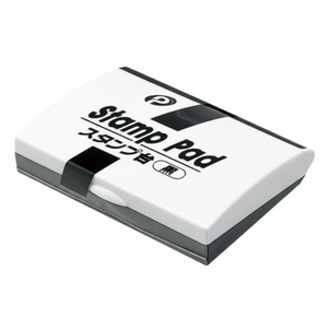 Tampon encreur noir de poche pour impression et estampage - Product Image 1